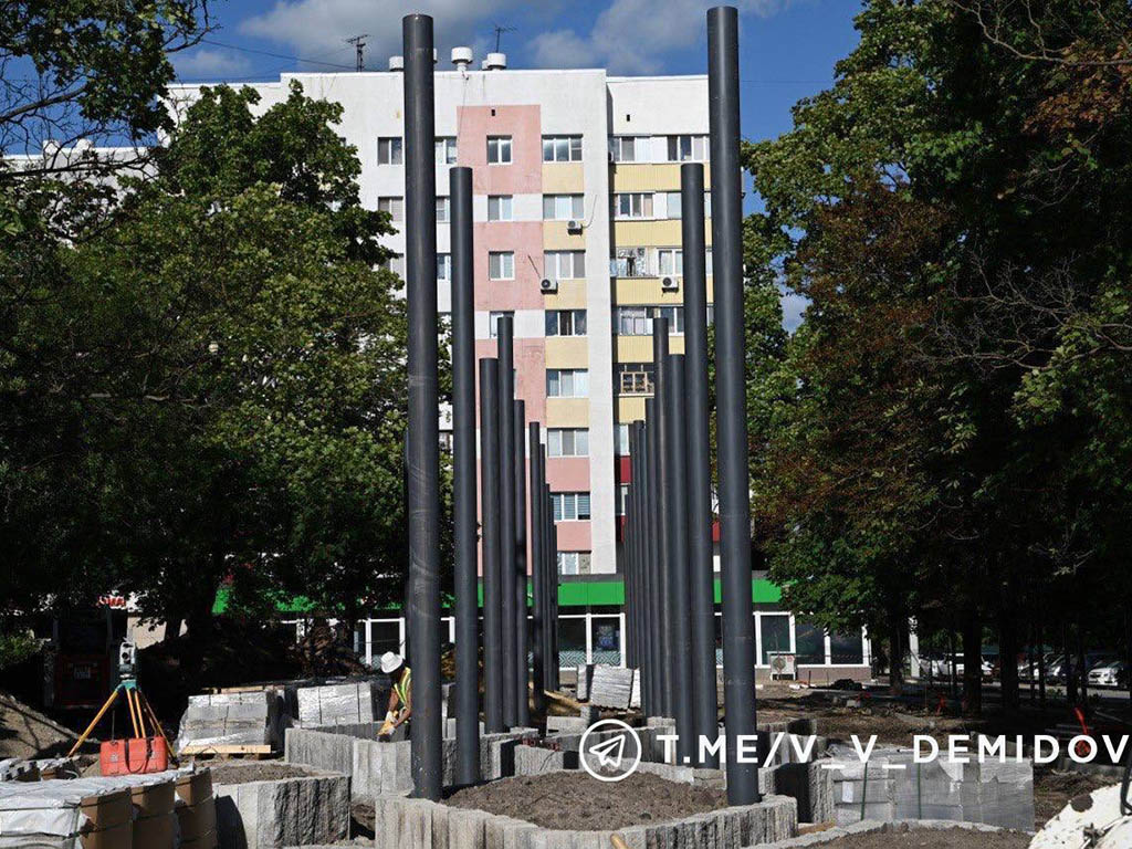 В Белгороде обустройство сквера на улице Мичурина планируют завершить к 1 августа