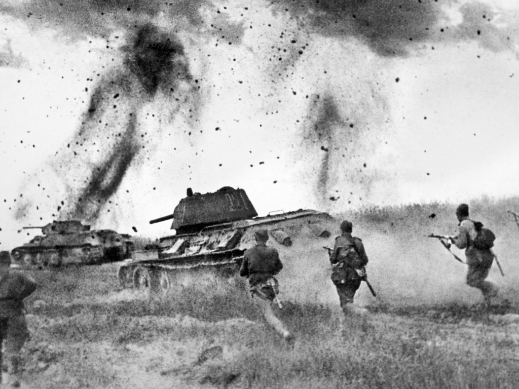 Атака соединений 5-й Гвардейской танковой армии в районе Прохоровки, 1943 год