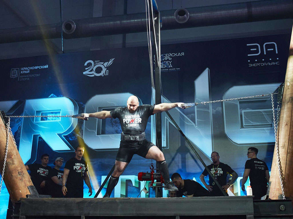 Белгородец Давид Шамей стал вторым на международном турнире Strongman Titans