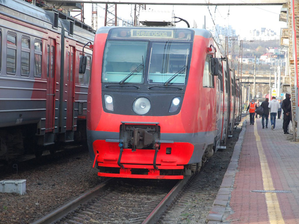 В Белгороде с 13 марта продлили маршрут городского поезда до Разумного