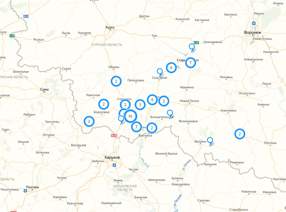 Карта камер гибдд белгородская область