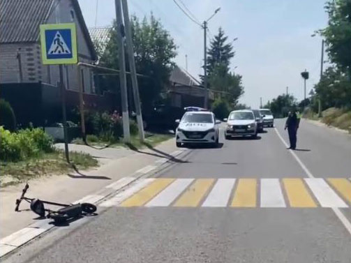 В Белгородской области сбили детей на пешеходном переходе