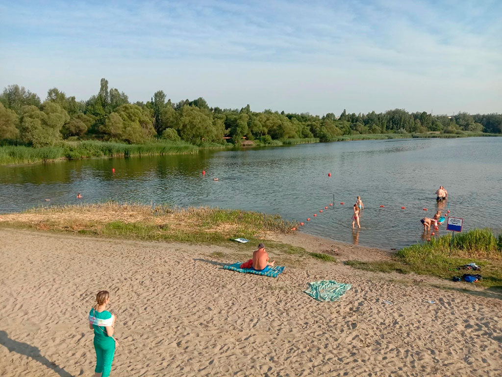 Пляж малинки старый оскол фото