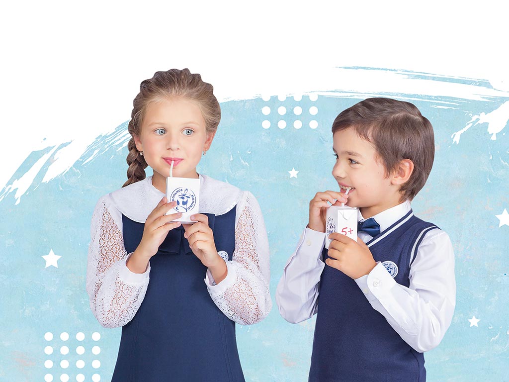Программа «Школьное молоко» действует в России 15 лет*