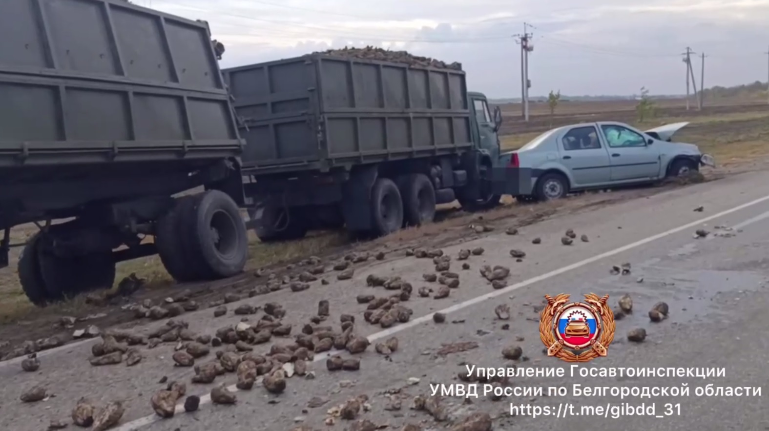 В Ракитянском районе в ДТП пострадал водитель иномарки