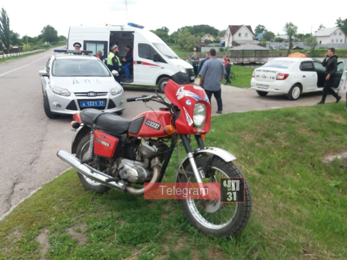 В Яковлевском округе несовершеннолетний мотоциклист наехал на 7-летнего ребёнка