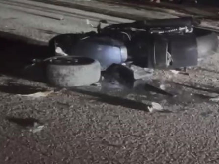 В ночной дорожной аварии под Новым Осколом погиб мотоциклист