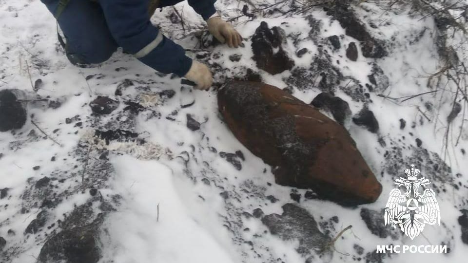 В Губкинском округе нашли 100-килограммовую авиабомбу